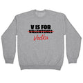 V Is For Vodka Crewneck - Adult & Kids T-Shirts, Sweatshirts & Hoodies apparel design preview 1
