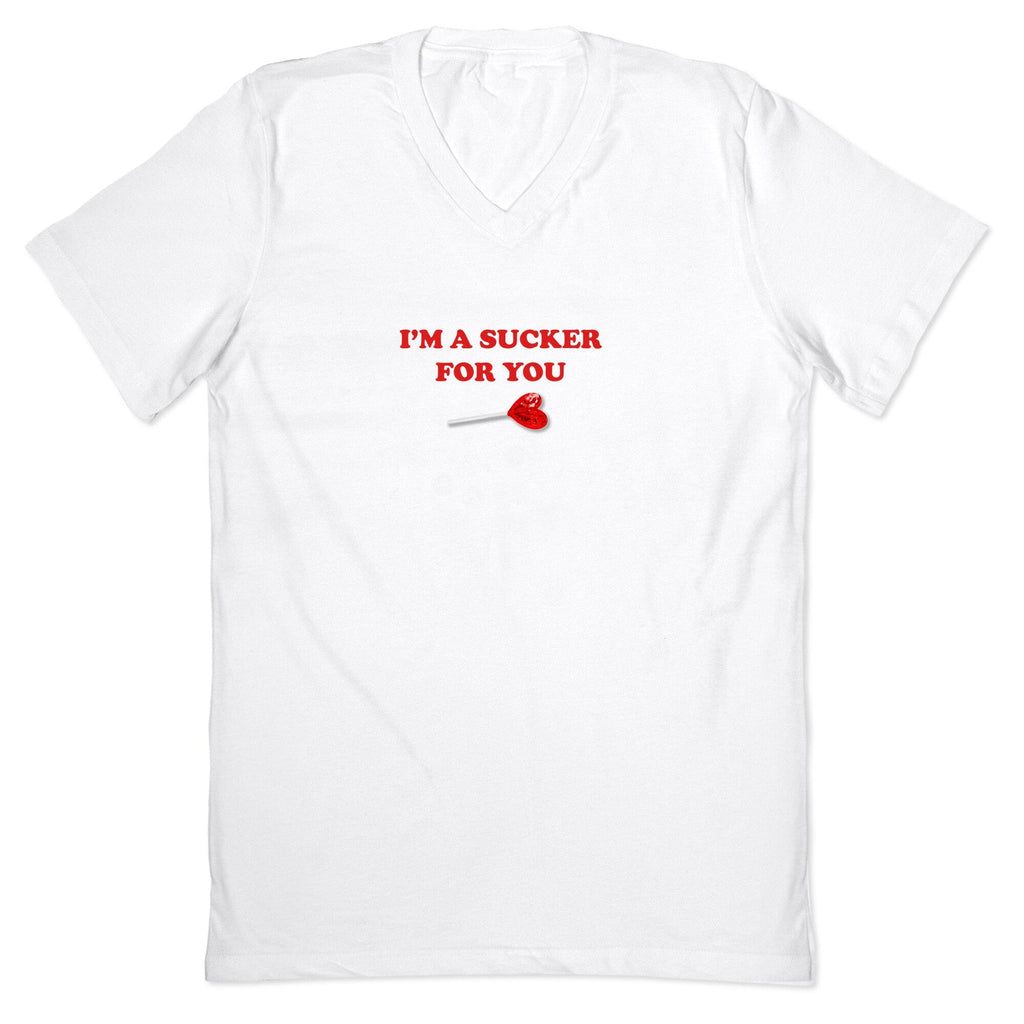 Im A Sucker For You V-Neck - Adult & Kids T-Shirts, Sweatshirts & Hoodies apparel design preview 1