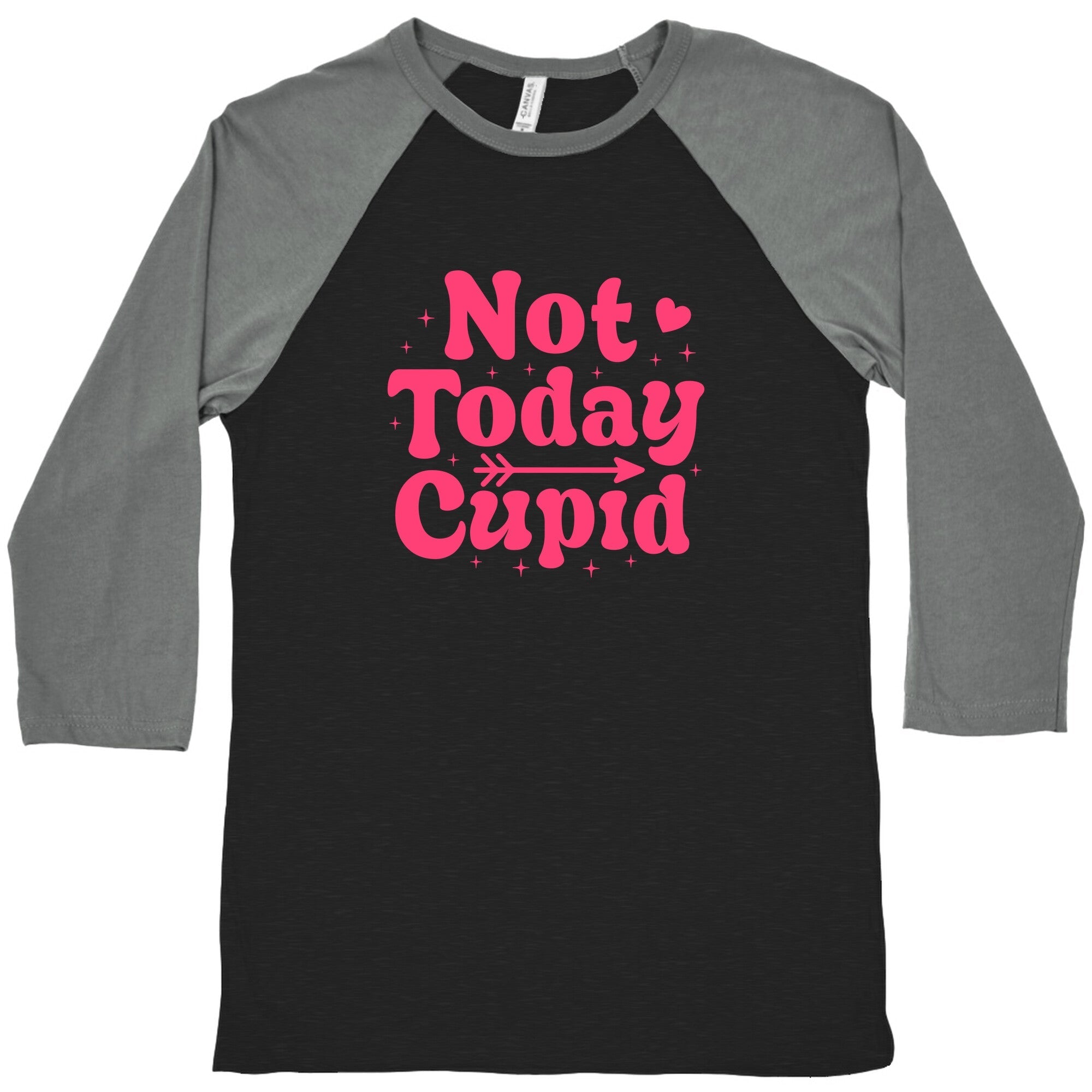 Not Today Cupid Baseball - Adult & Kids T-Shirts, Sweatshirts & Hoodies apparel design preview 1
