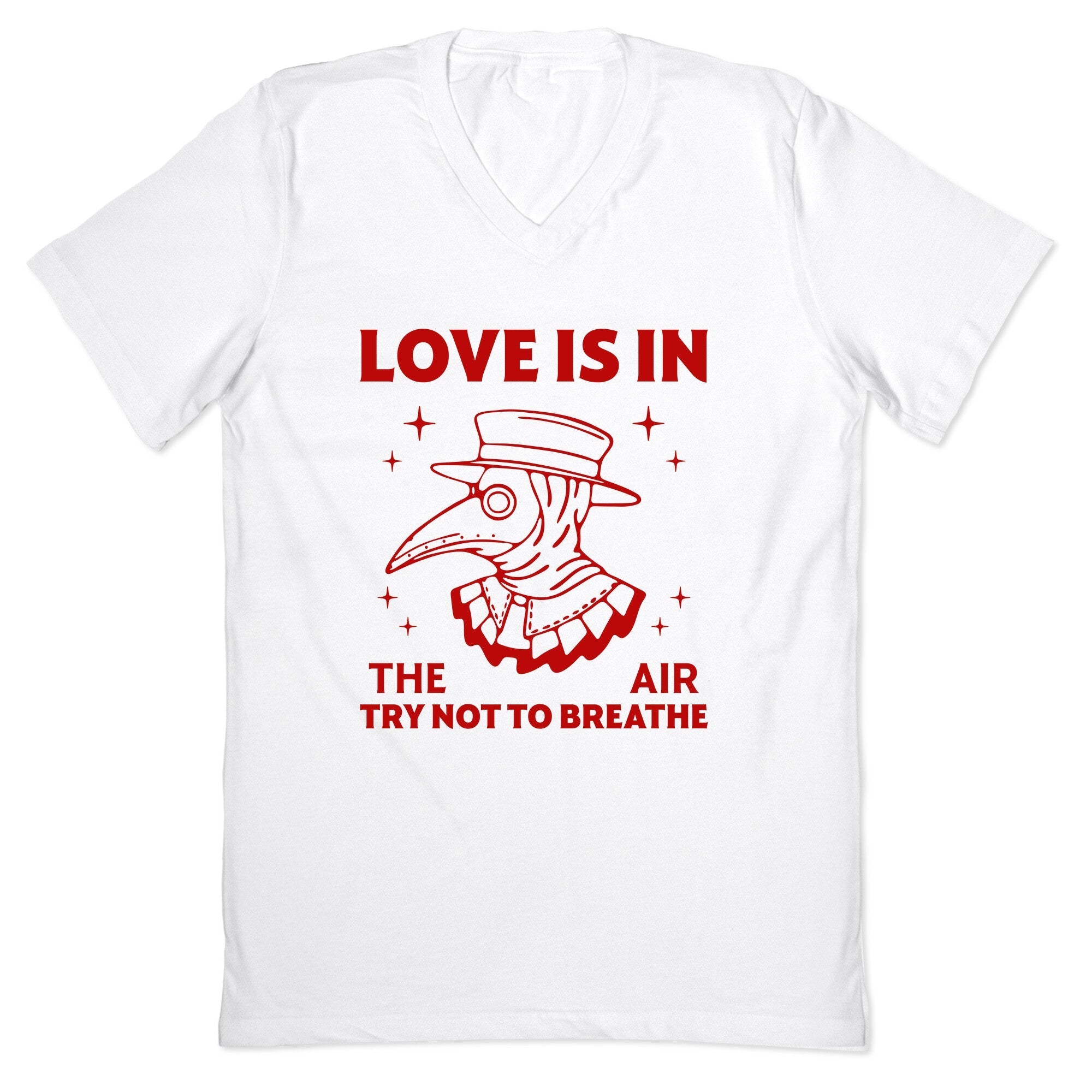 Love Is In The Air V-Neck - Adult & Kids T-Shirts, Sweatshirts & Hoodies apparel design preview 1