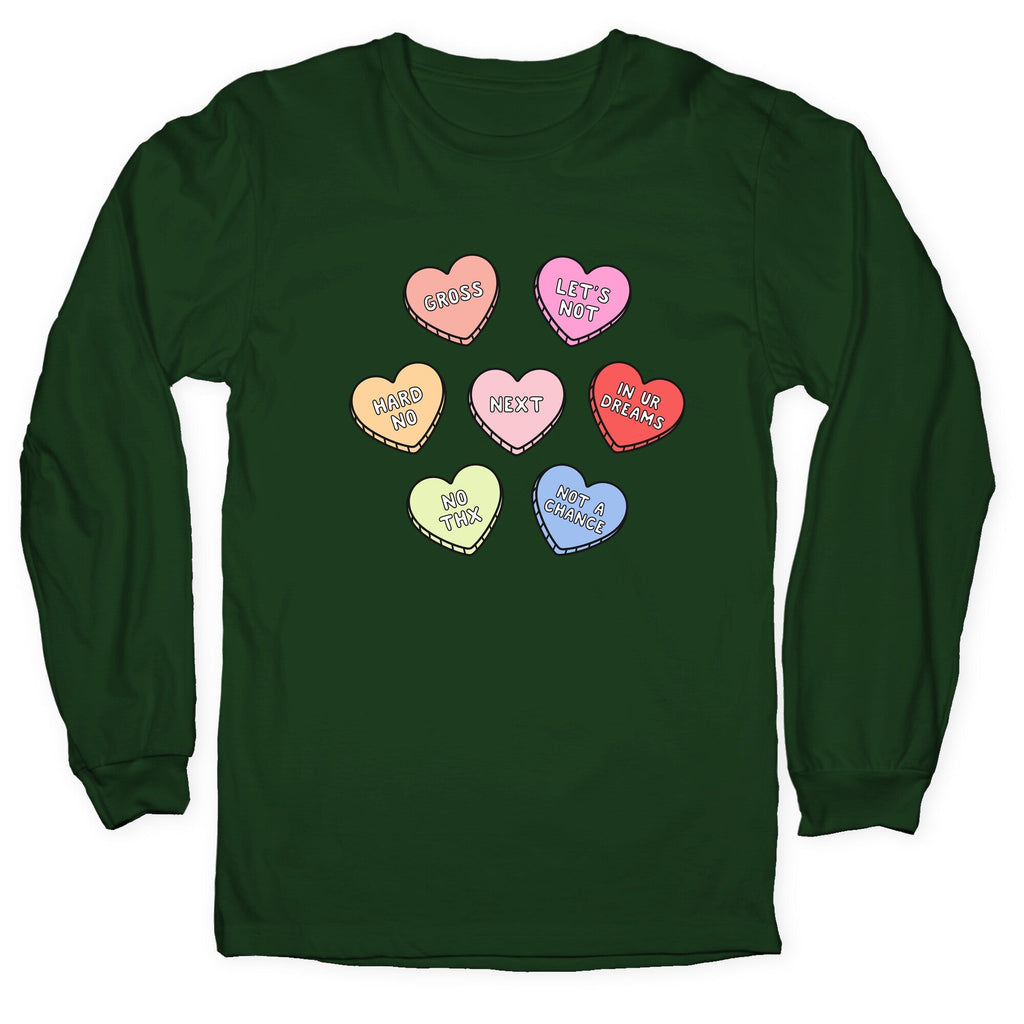 Sarcastic Candy Hearts - Adult & Kids T-Shirts, Sweatshirts & Hoodies apparel design preview 1