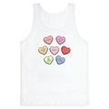 Sarcastic Candy Hearts Tank Top - Adult & Kids T-Shirts, Sweatshirts & Hoodies apparel design preview 1