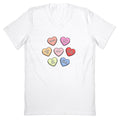Sarcastic Candy Hearts V-Neck - Adult & Kids T-Shirts, Sweatshirts & Hoodies apparel design preview 1