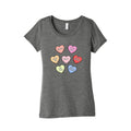 Sarcastic Candy Hearts Womens Triblend - Adult & Kids T-Shirts, Sweatshirts & Hoodies apparel design preview 1