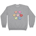 Sarcastic Candy Hearts Crewneck - Adult & Kids T-Shirts, Sweatshirts & Hoodies apparel design preview 1