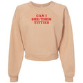 Can I She/Them Titties? Womens Raglan Fleece - Adult & Kids T-Shirts, Sweatshirts & Hoodies apparel design preview 1