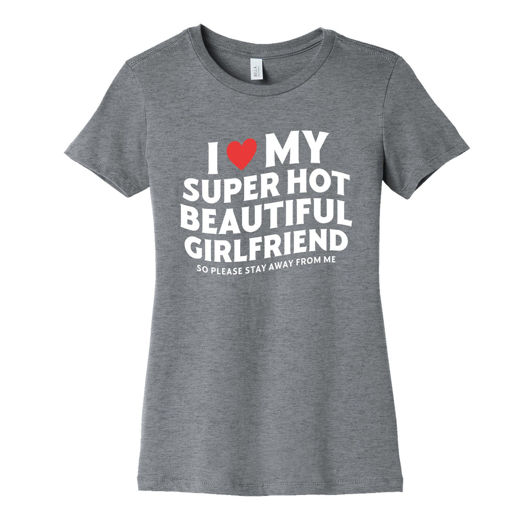 I Love My Girlfriend Womens Cotton - Adult & Kids T-Shirts, Sweatshirts & Hoodies apparel design preview 1
