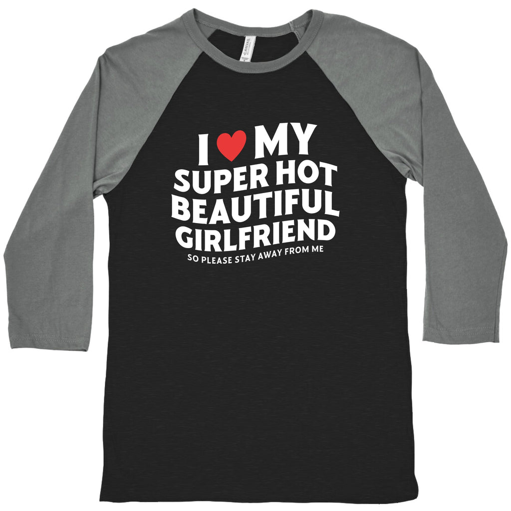 I Love My Girlfriend Baseball - Adult & Kids T-Shirts, Sweatshirts & Hoodies apparel design preview 1