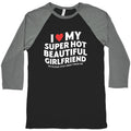 I Love My Girlfriend Baseball - Adult & Kids T-Shirts, Sweatshirts & Hoodies apparel design preview 1