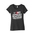 I Love My Girlfriend Womens Triblend - Adult & Kids T-Shirts, Sweatshirts & Hoodies apparel design preview 1