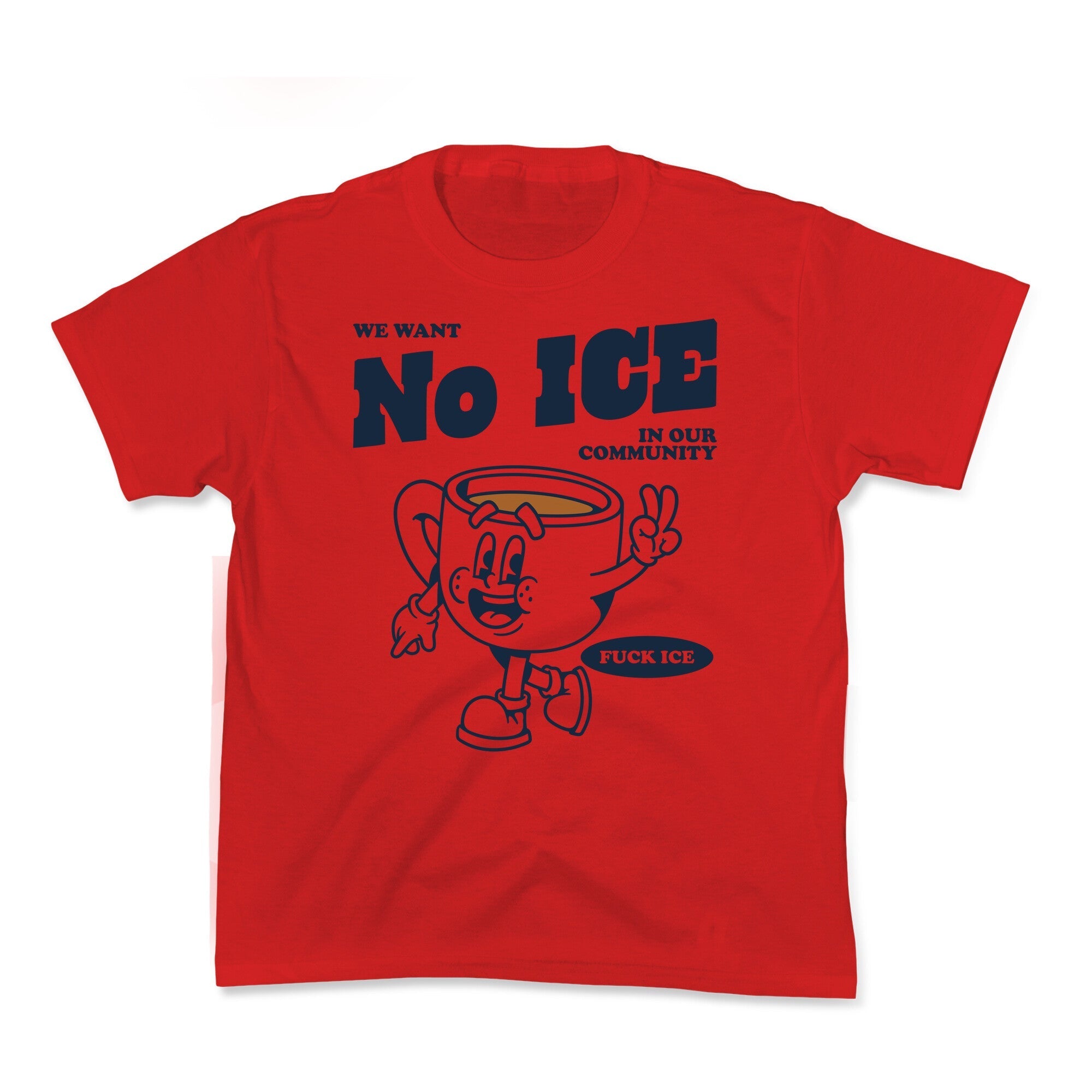 No ICE - Adult & Kids T-Shirts, Sweatshirts & Hoodies apparel design preview 1