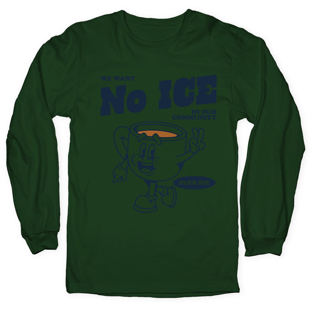 No ICE - Adult & Kids T-Shirts, Sweatshirts & Hoodies apparel design preview 1