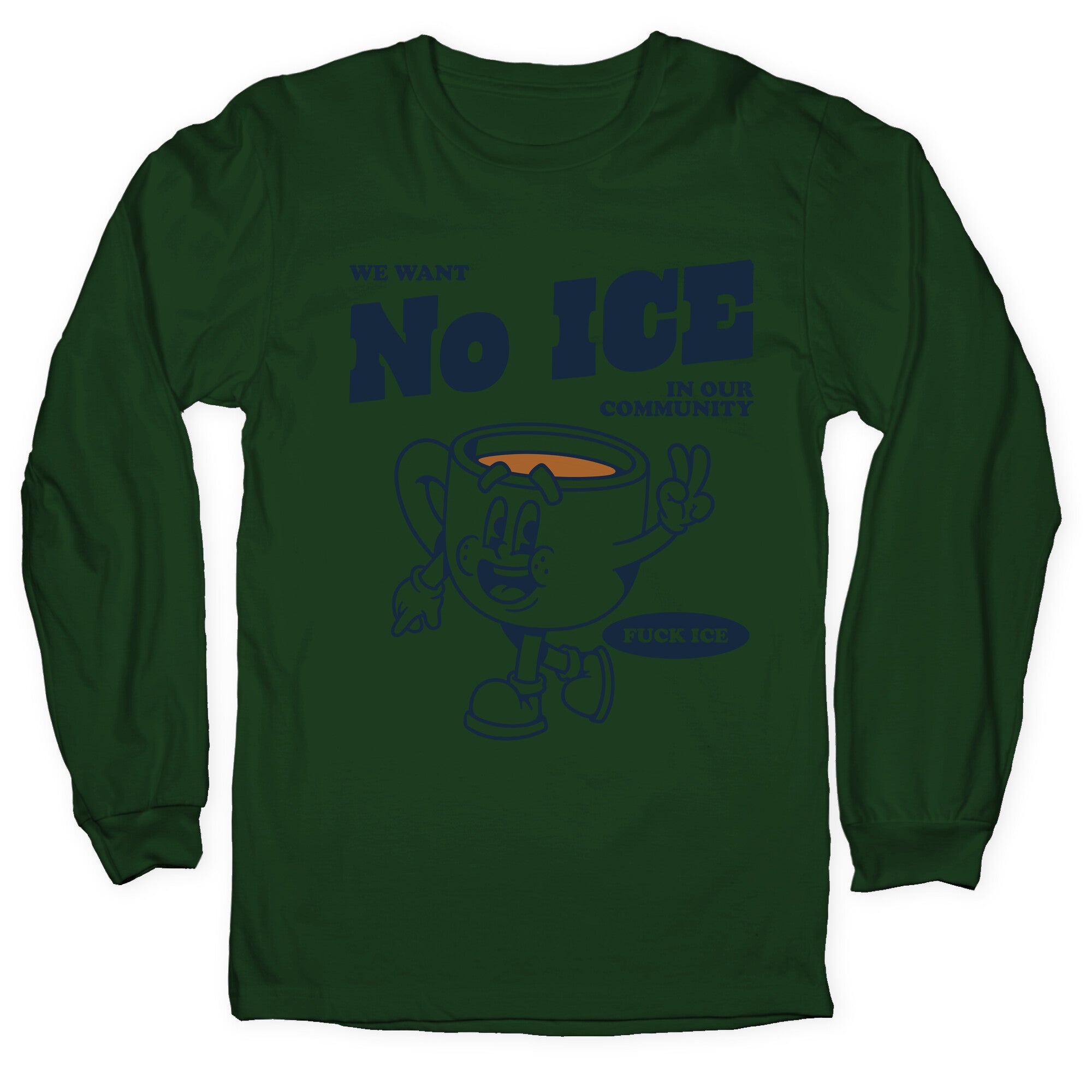 No ICE - Adult & Kids T-Shirts, Sweatshirts & Hoodies apparel design preview 1
