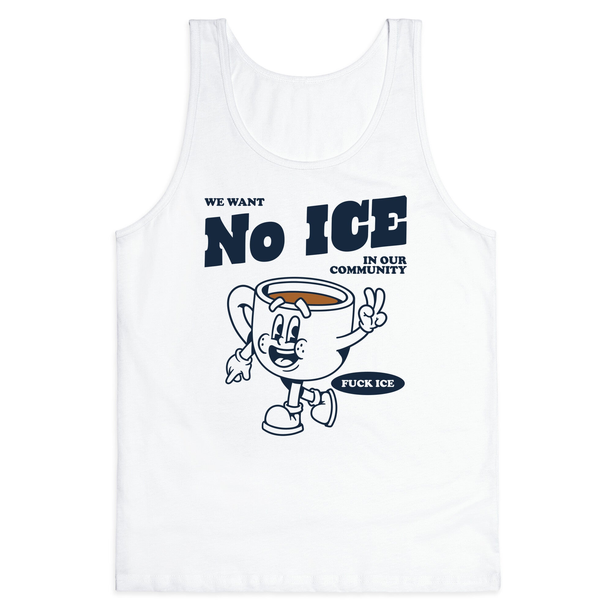 No ICE Tank Top - Adult & Kids T-Shirts, Sweatshirts & Hoodies apparel design preview 1