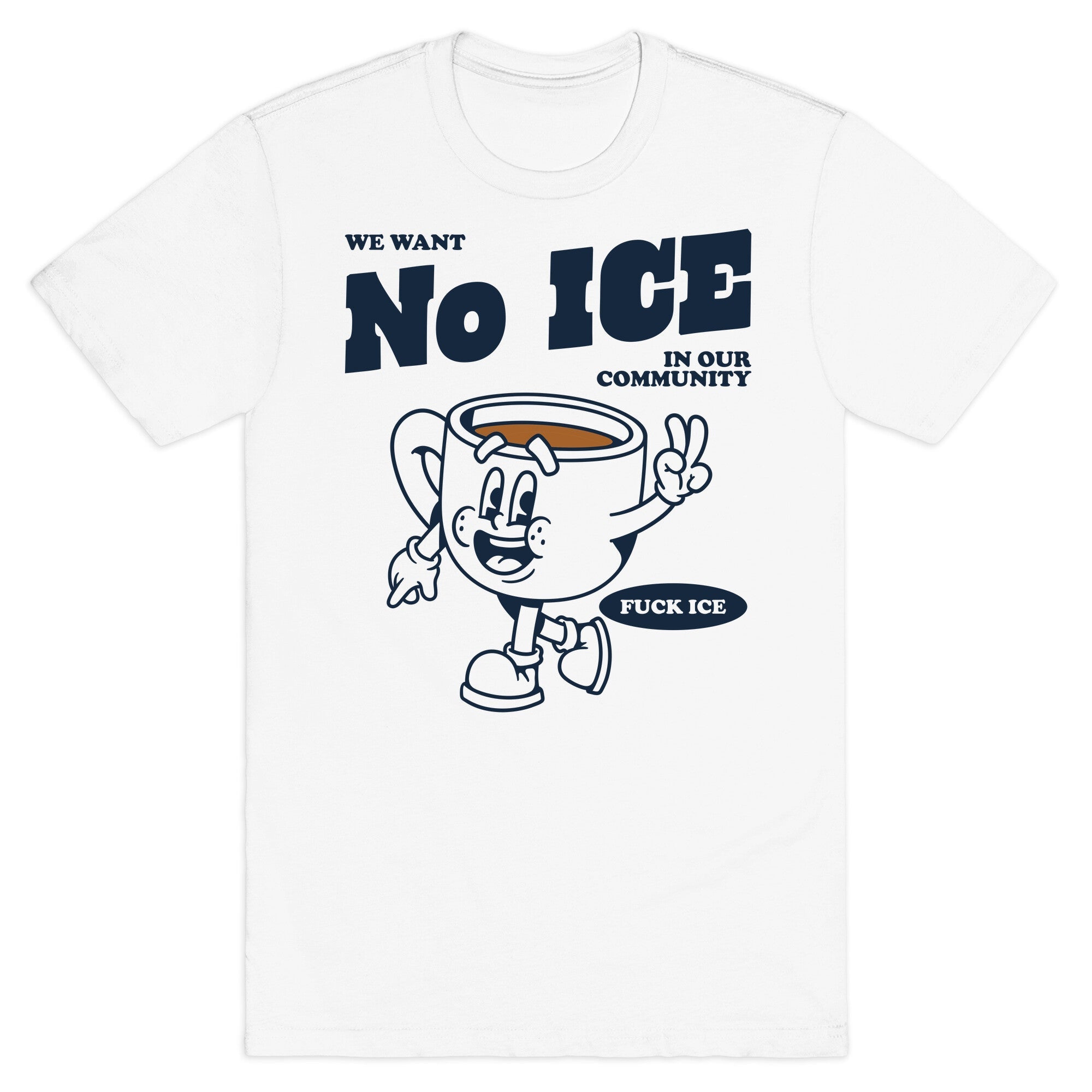 No ICE - Adult & Kids T-Shirts, Sweatshirts & Hoodies apparel design preview 1