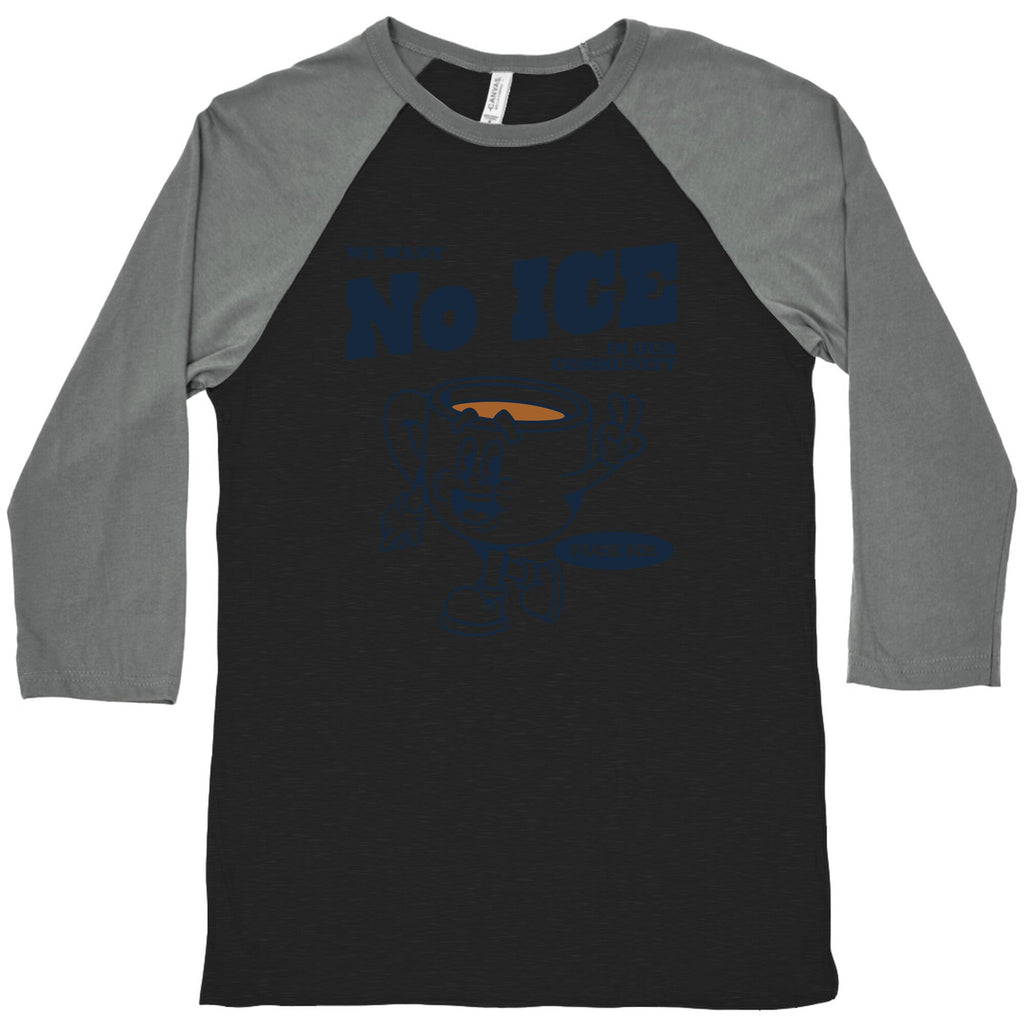 No ICE Baseball - Adult & Kids T-Shirts, Sweatshirts & Hoodies apparel design preview 1