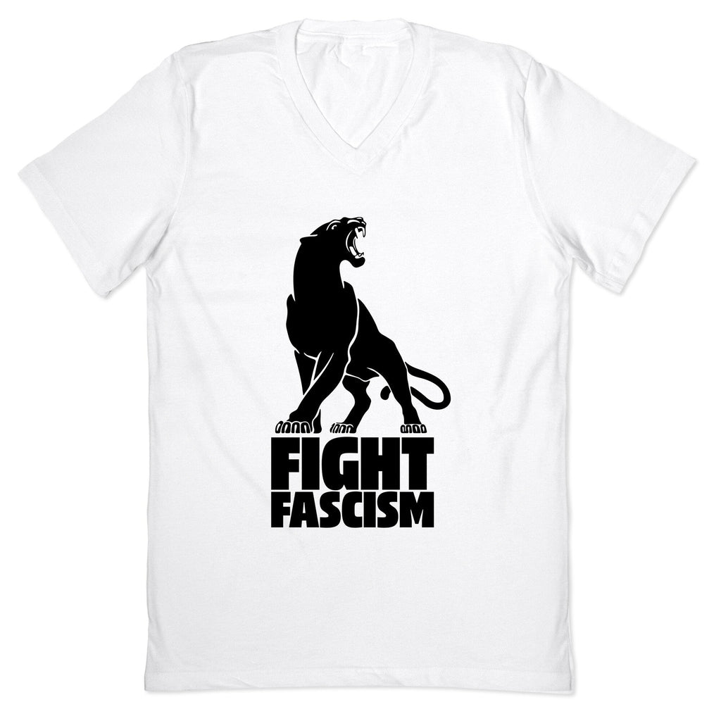 Fight Fascism V-Neck - Adult & Kids T-Shirts, Sweatshirts & Hoodies apparel design preview 1