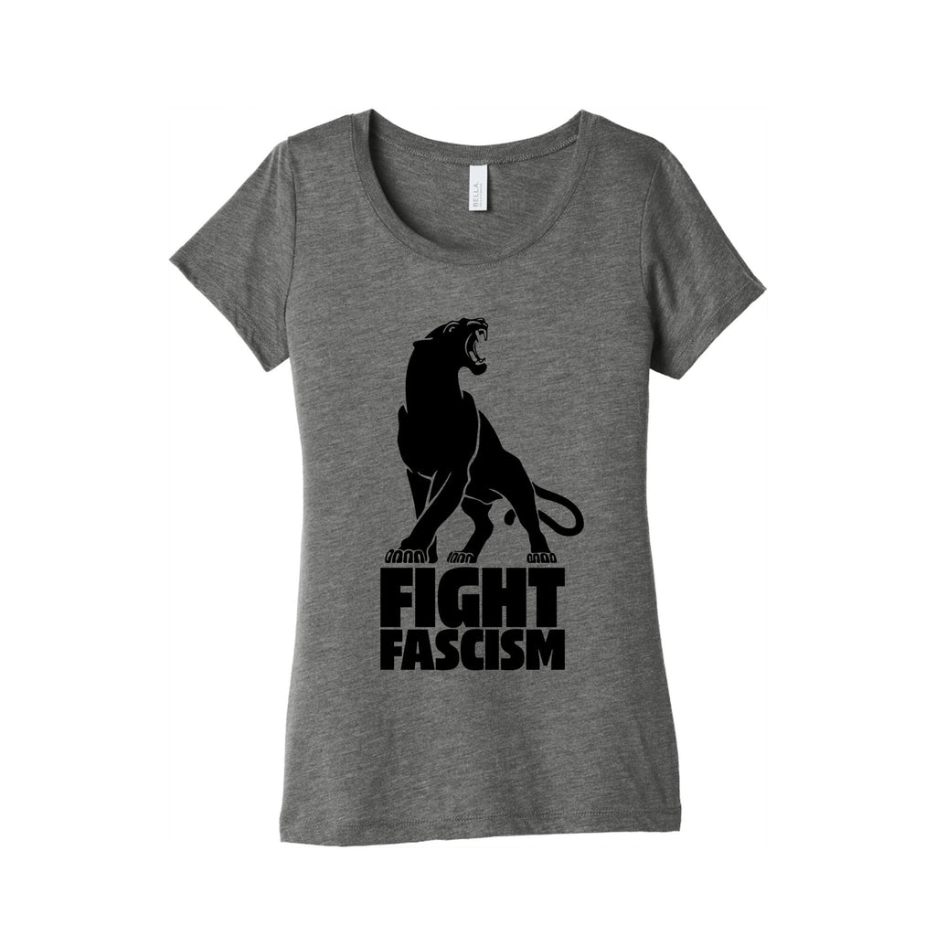 Fight Fascism Womens Triblend - Adult & Kids T-Shirts, Sweatshirts & Hoodies apparel design preview 1