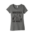 Bisexuals Eat What?! Womens Triblend - Adult & Kids T-Shirts, Sweatshirts & Hoodies apparel design preview 1