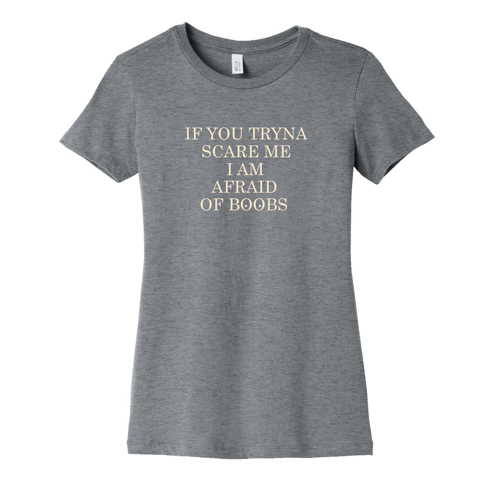 Afraid Of Boobs Womens Cotton - Adult & Kids T-Shirts, Sweatshirts & Hoodies apparel design preview 1