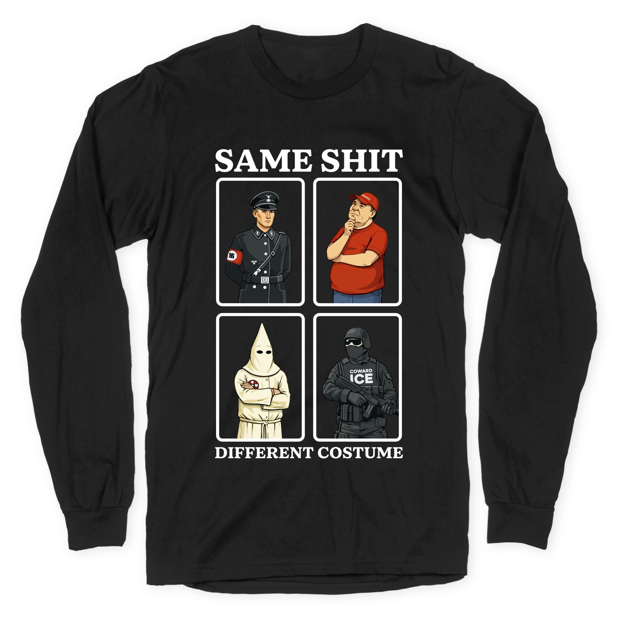 Same Shit Different Costume - Adult & Kids T-Shirts, Sweatshirts & Hoodies apparel design preview 1
