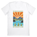 No One Is Illegal On Stolen Land V-Neck - Adult & Kids T-Shirts, Sweatshirts & Hoodies apparel design preview 1