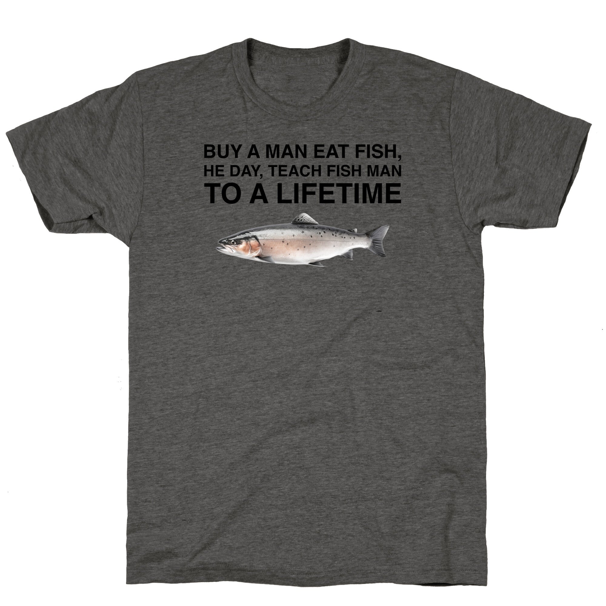 Fish Unisex Triblend - Adult & Kids T-Shirts, Sweatshirts & Hoodies apparel design preview 1