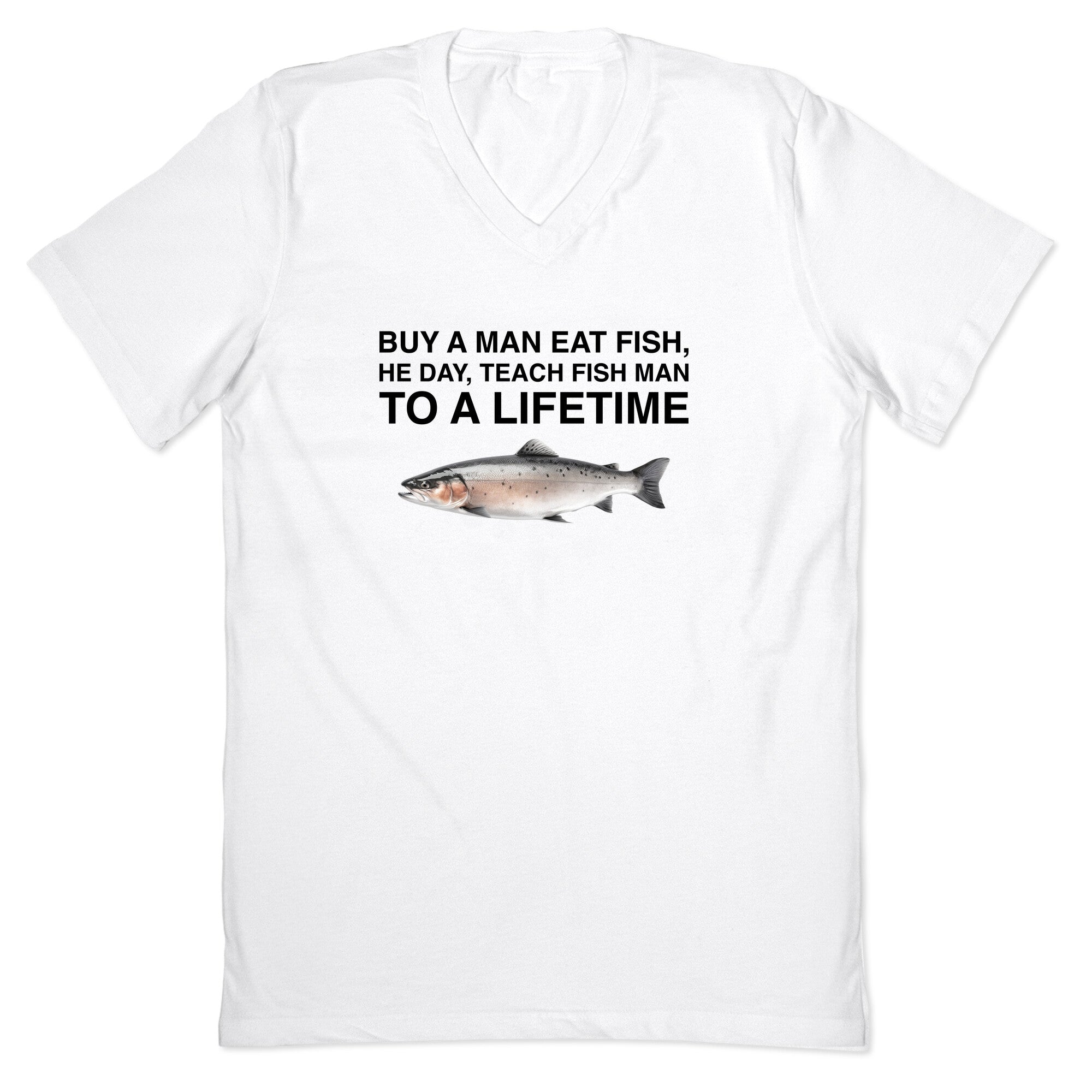 Fish V-Neck - Adult & Kids T-Shirts, Sweatshirts & Hoodies apparel design preview 1