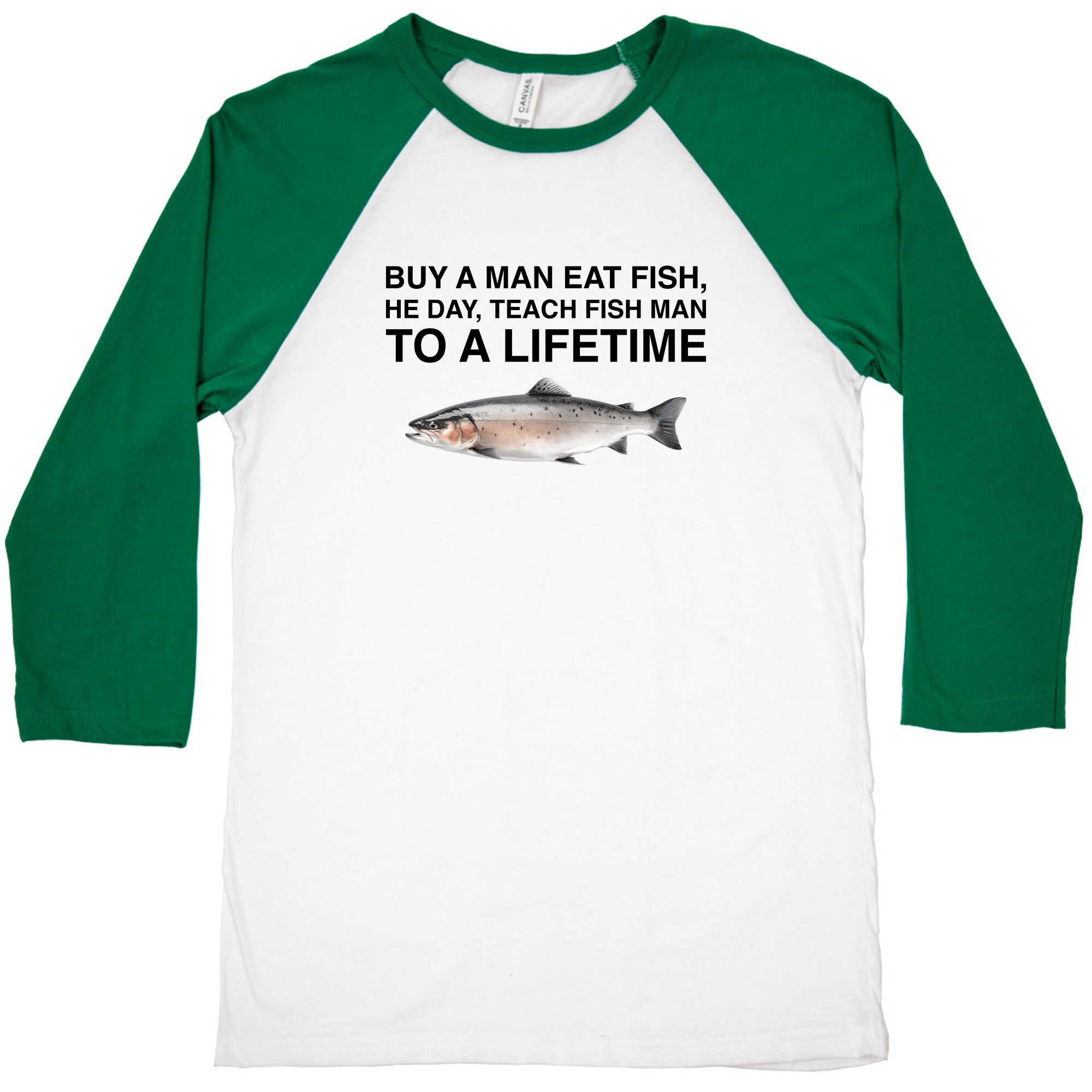 Fish Baseball - Adult & Kids T-Shirts, Sweatshirts & Hoodies apparel design preview 1