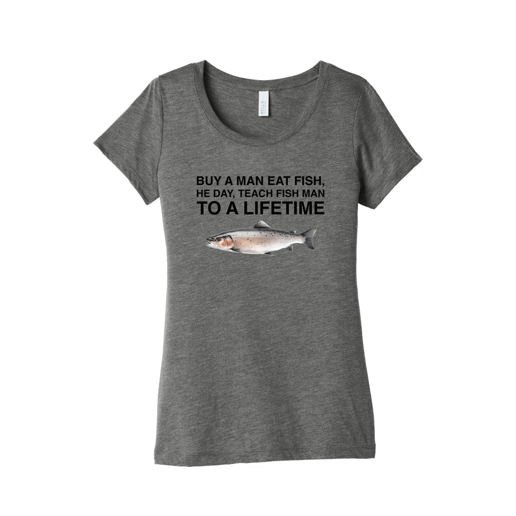 Fish Womens Triblend - Adult & Kids T-Shirts, Sweatshirts & Hoodies apparel design preview 1