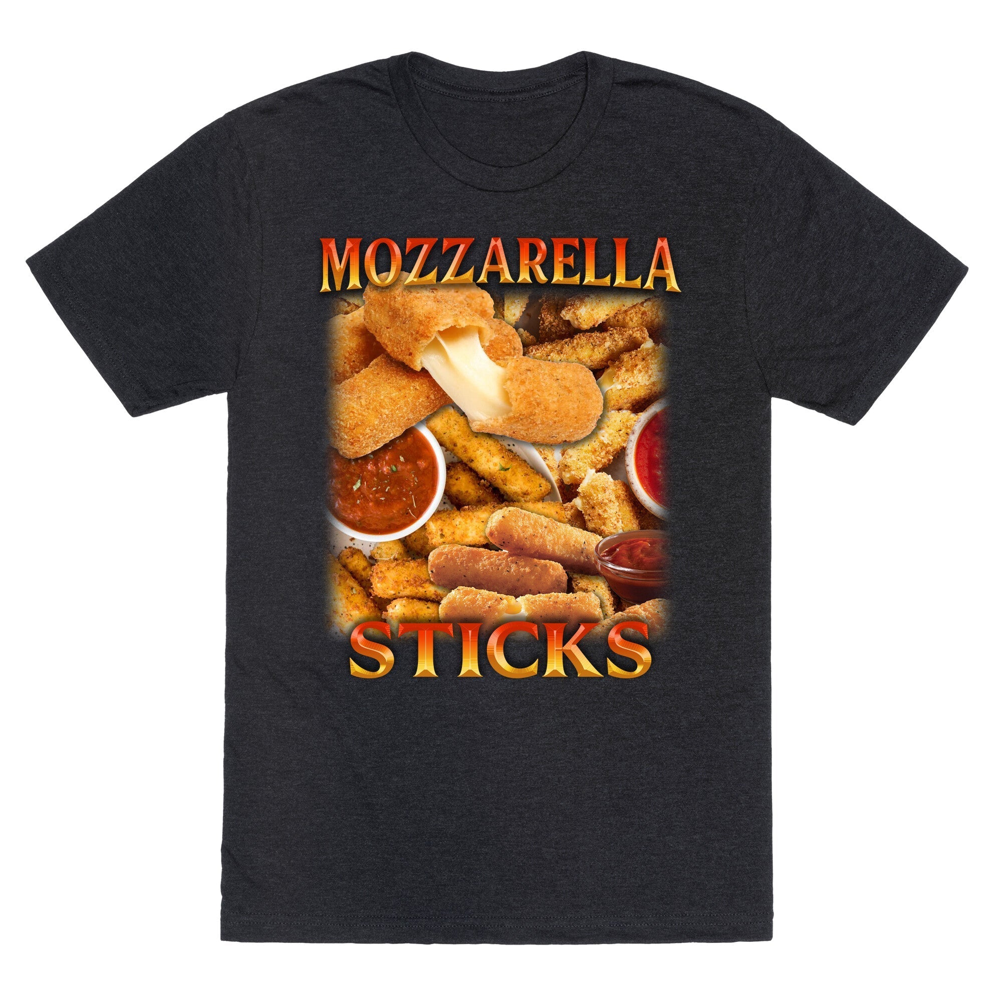 Mozzarella Sticks Unisex Triblend - Adult & Kids T-Shirts, Sweatshirts & Hoodies apparel design preview 1