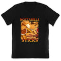 Mozzarella Sticks V-Neck - Adult & Kids T-Shirts, Sweatshirts & Hoodies apparel design preview 1