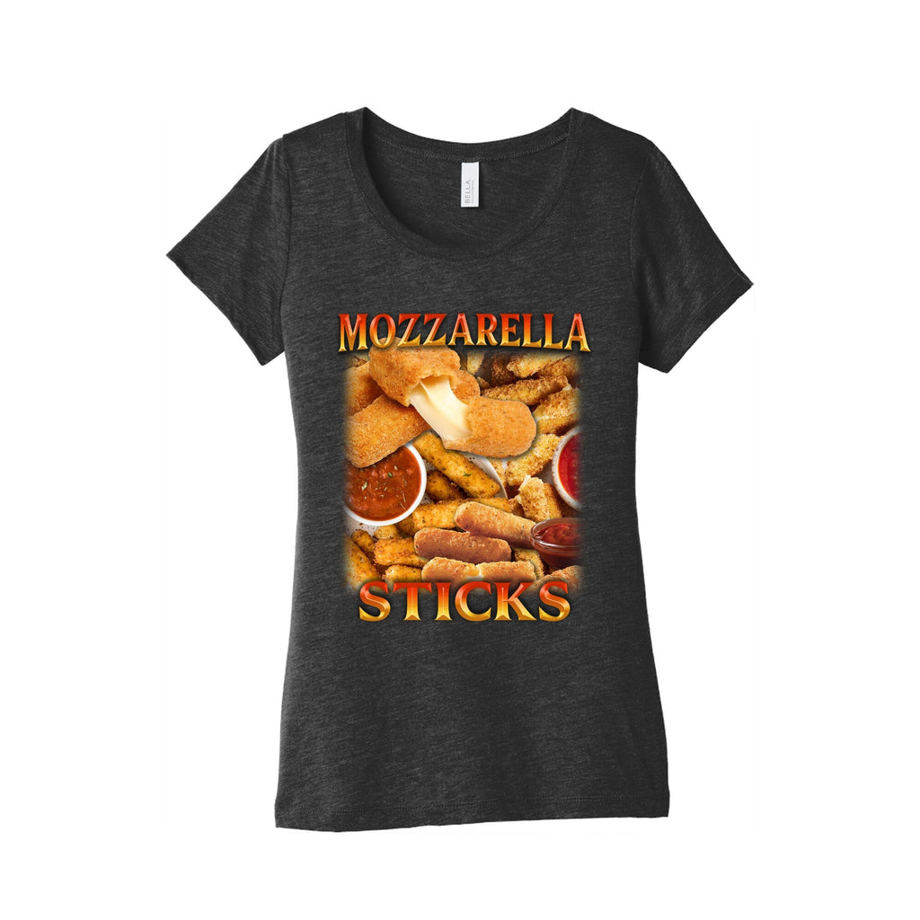 Mozzarella Sticks Womens Triblend - Adult & Kids T-Shirts, Sweatshirts & Hoodies apparel design preview 1