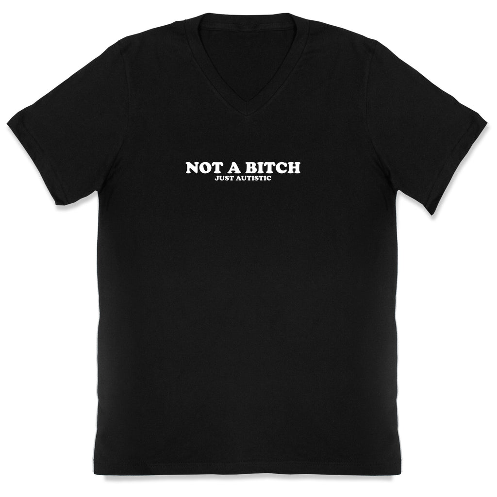 Not A Bitch V-Neck - Adult & Kids T-Shirts, Sweatshirts & Hoodies apparel design preview 1