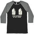 Stop Staring At My Jugs Baseball - Adult & Kids T-Shirts, Sweatshirts & Hoodies apparel design preview 1