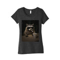 Coffee Raccoon Womens Triblend - Adult & Kids T-Shirts, Sweatshirts & Hoodies apparel design preview 1