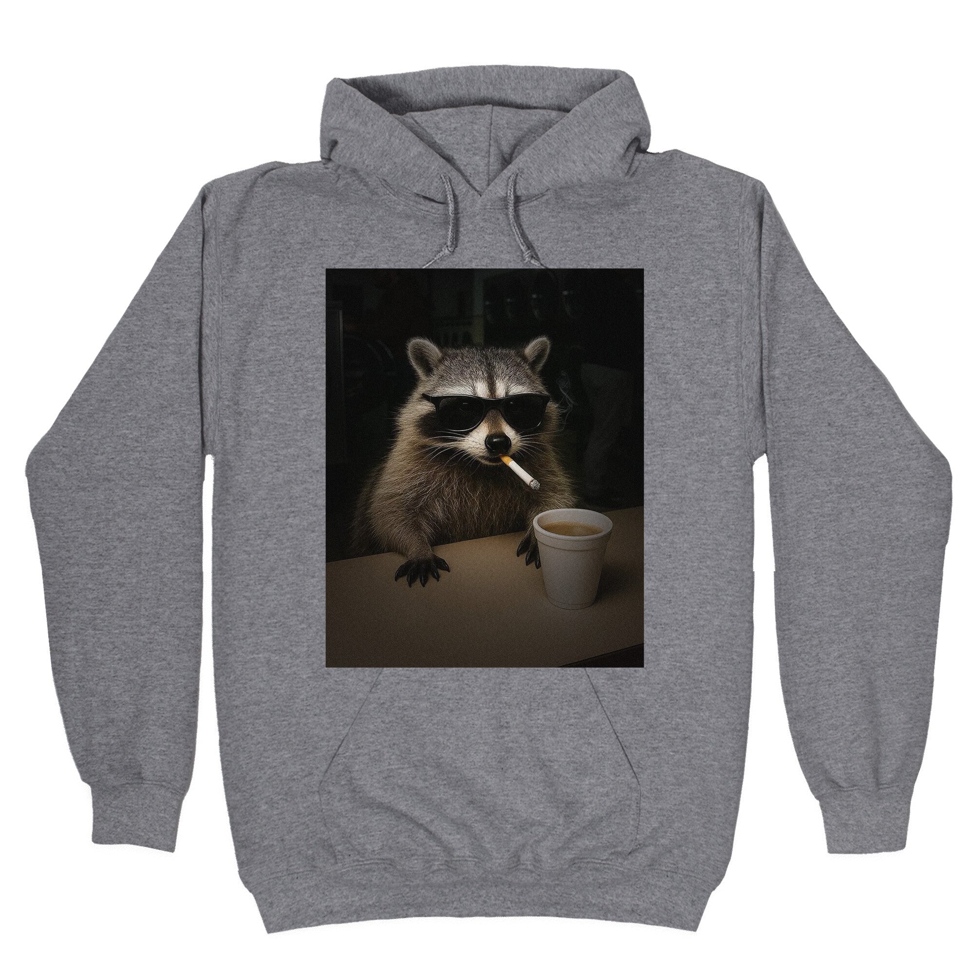 Coffee Raccoon - Adult & Kids T-Shirts, Sweatshirts & Hoodies apparel design preview 1