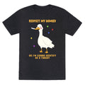 Respect My Homies Unisex Triblend - Adult & Kids T-Shirts, Sweatshirts & Hoodies apparel design preview 1