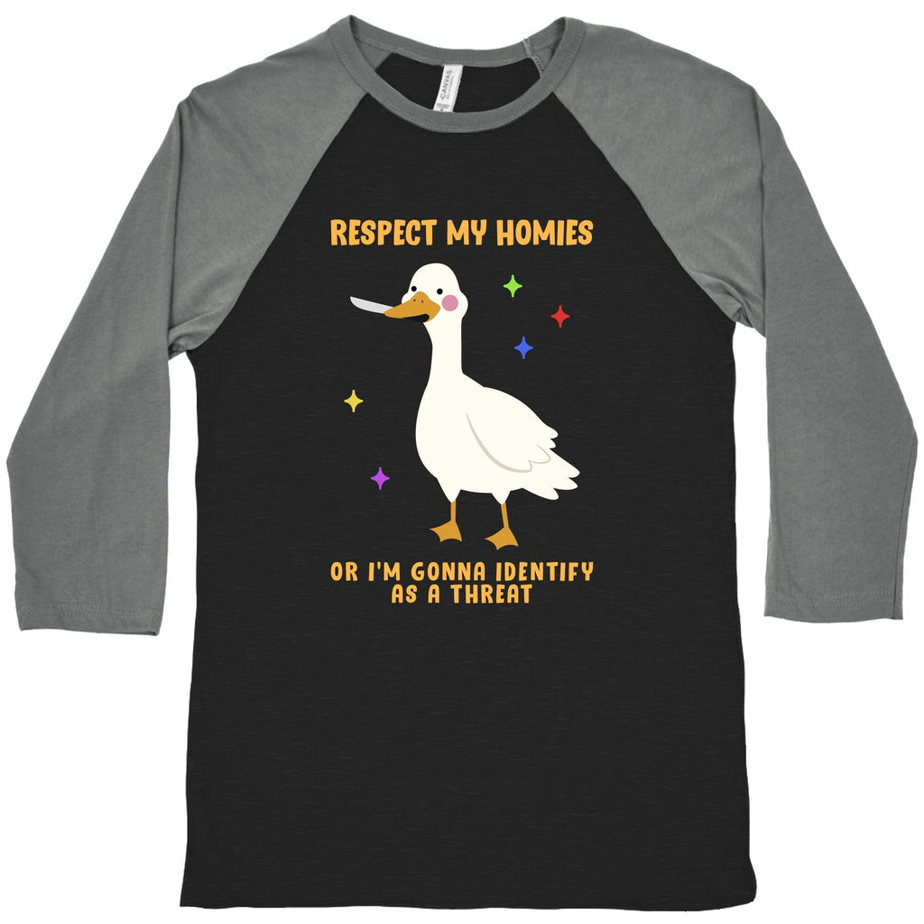 Respect My Homies Baseball - Adult & Kids T-Shirts, Sweatshirts & Hoodies apparel design preview 1