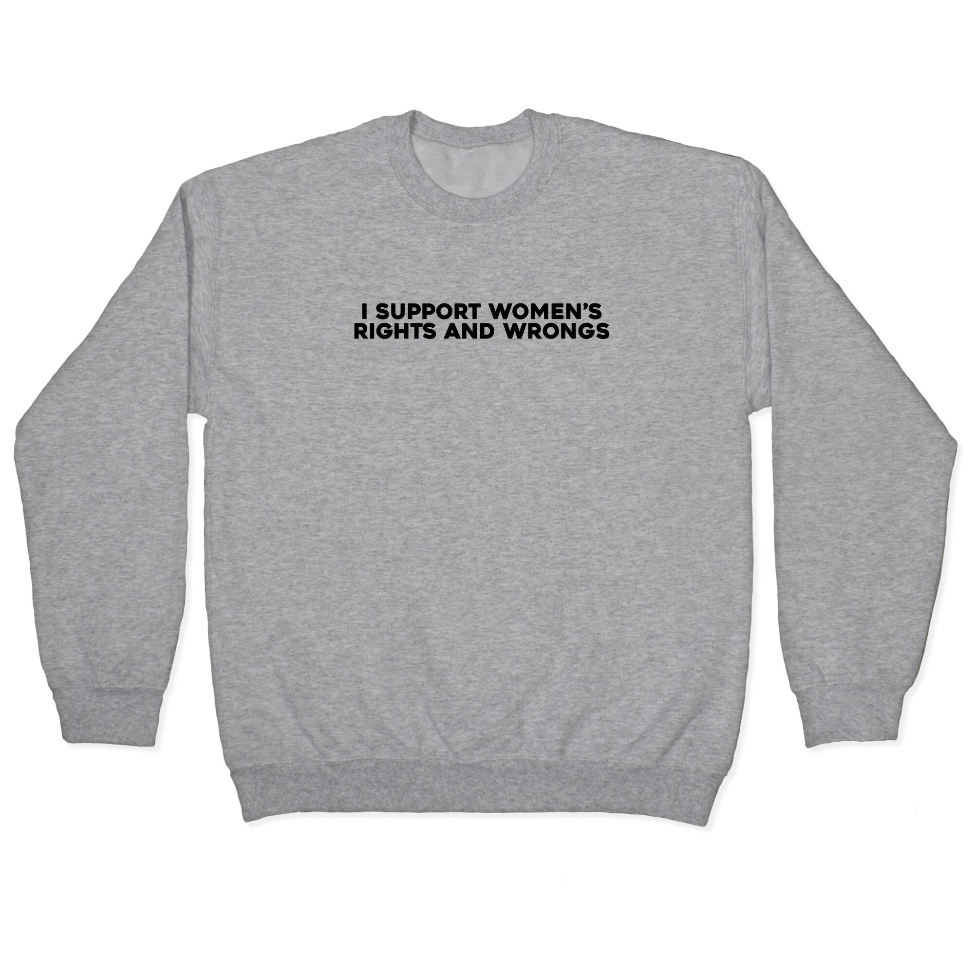 Womens Rights And Wrongs Crewneck - Adult & Kids T-Shirts, Sweatshirts & Hoodies apparel design preview 1