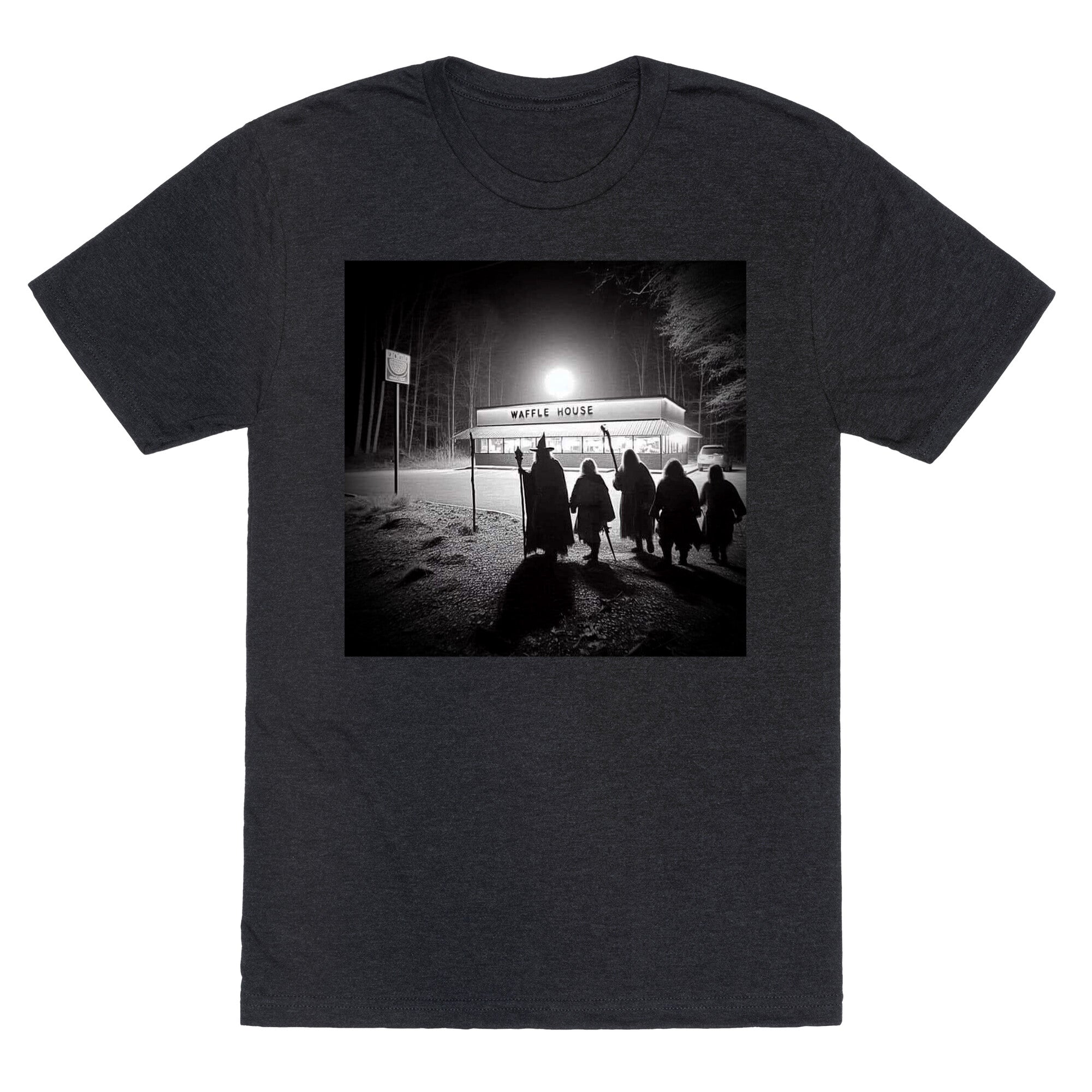 Fellowship Of The Waffle House Unisex Triblend - Adult & Kids T-Shirts, Sweatshirts & Hoodies apparel design preview 1
