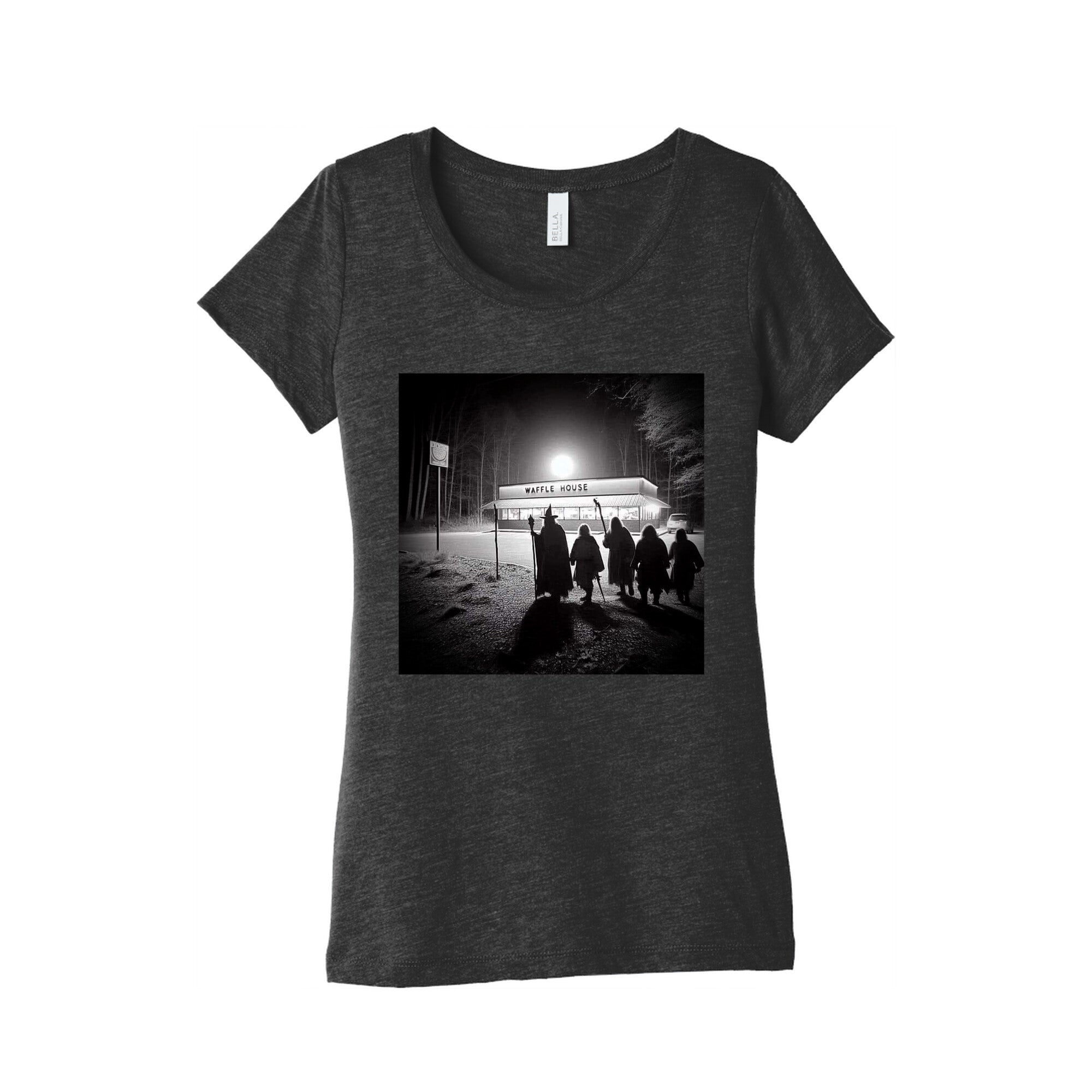 Fellowship Of The Waffle House Womens Triblend - Adult & Kids T-Shirts, Sweatshirts & Hoodies apparel design preview 1