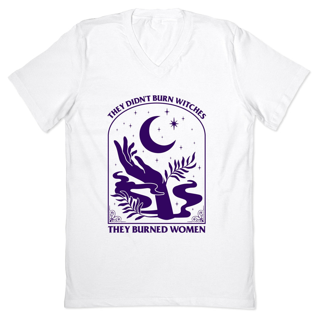 They Burned Women V-Neck - Adult & Kids T-Shirts, Sweatshirts & Hoodies apparel design preview 1