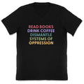 Dismantle Systems Of Oppression V-Neck - Adult & Kids T-Shirts, Sweatshirts & Hoodies apparel design preview 1