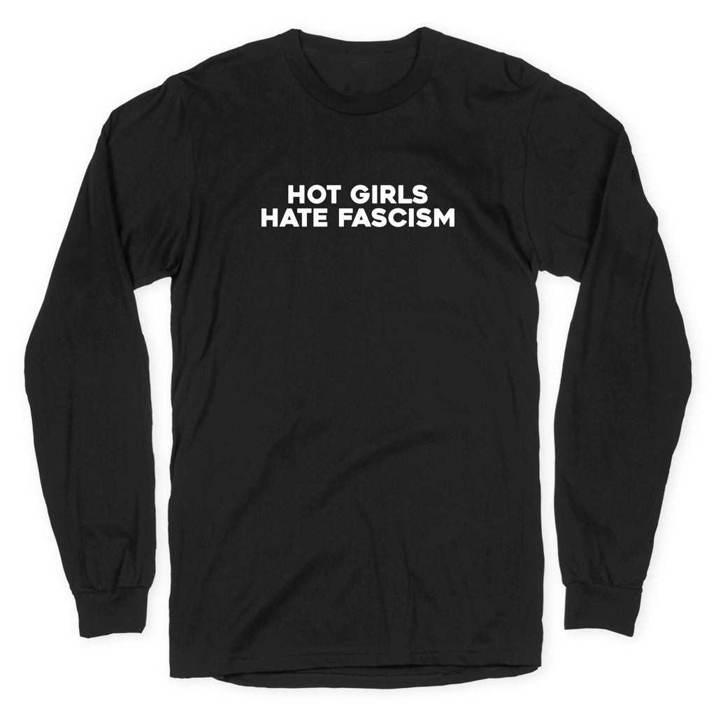 Hot Girls Hate Fascism - Adult & Kids T-Shirts, Sweatshirts & Hoodies apparel design preview 1