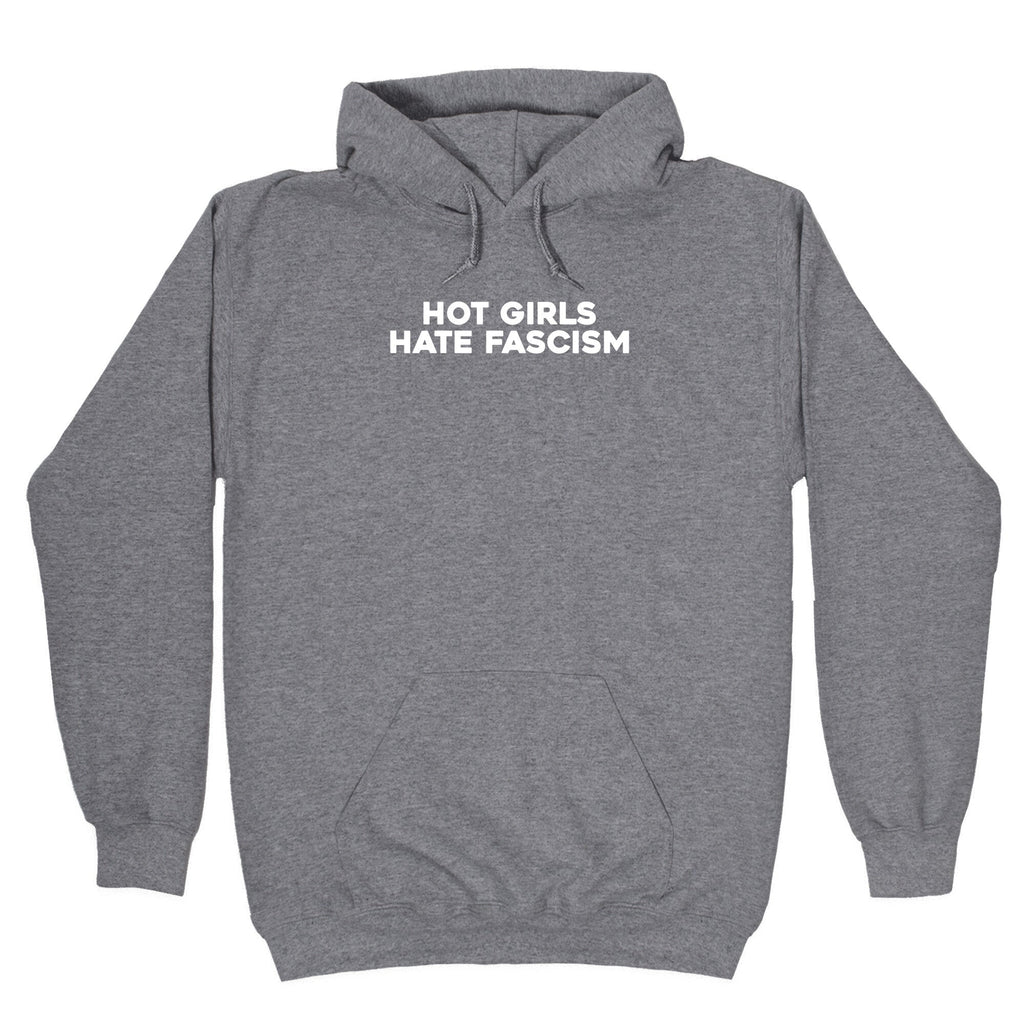 Hot Girls Hate Fascism - Adult & Kids T-Shirts, Sweatshirts & Hoodies apparel design preview 1