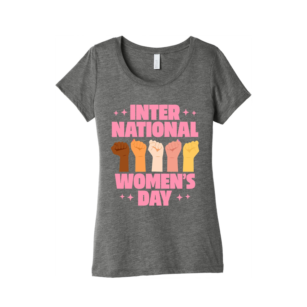 International Womens Day Triblend - Adult & Kids T-Shirts, Sweatshirts & Hoodies apparel design preview 1