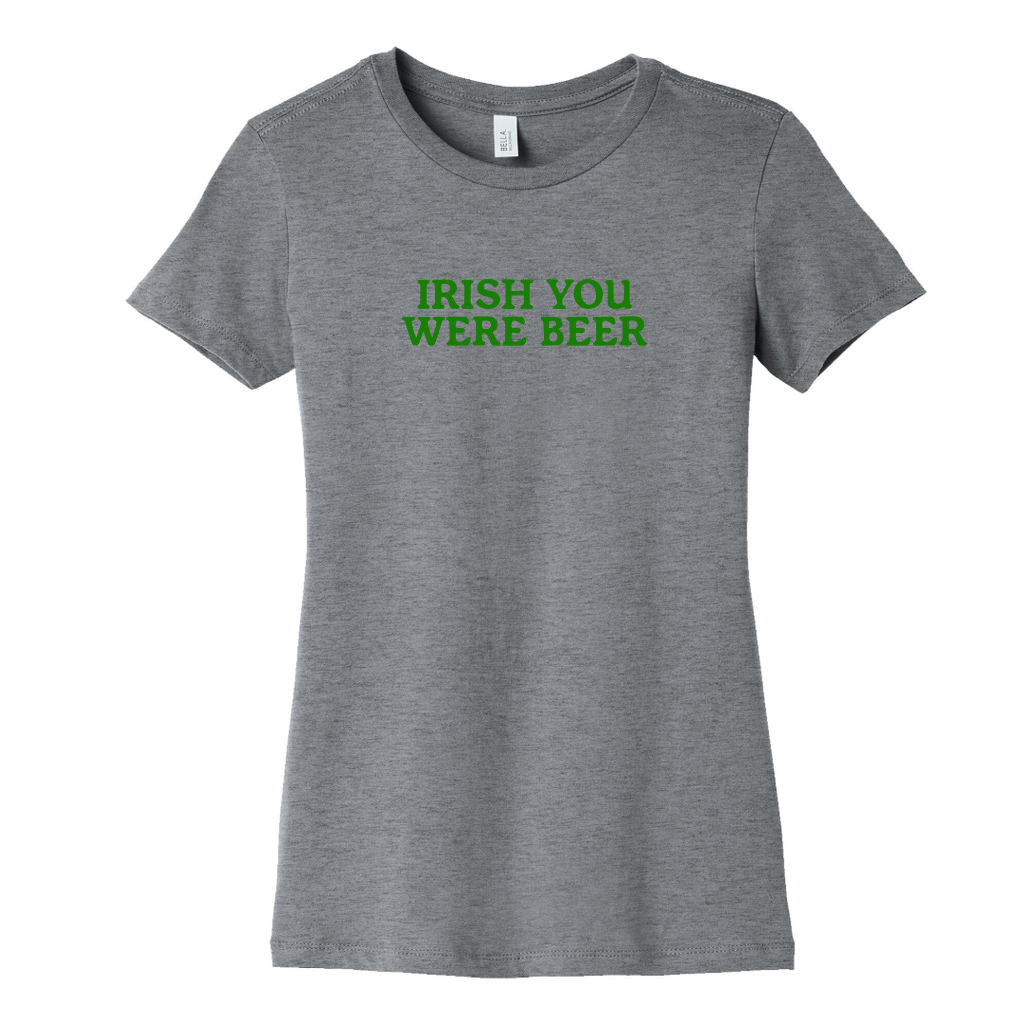 Irish You Were Beer Womens Cotton - Adult & Kids T-Shirts, Sweatshirts & Hoodies apparel design preview 1
