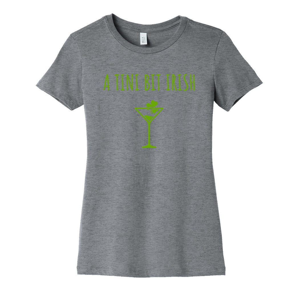 A Tini Bit Irish Womens Cotton - Adult & Kids T-Shirts, Sweatshirts & Hoodies apparel design preview 1