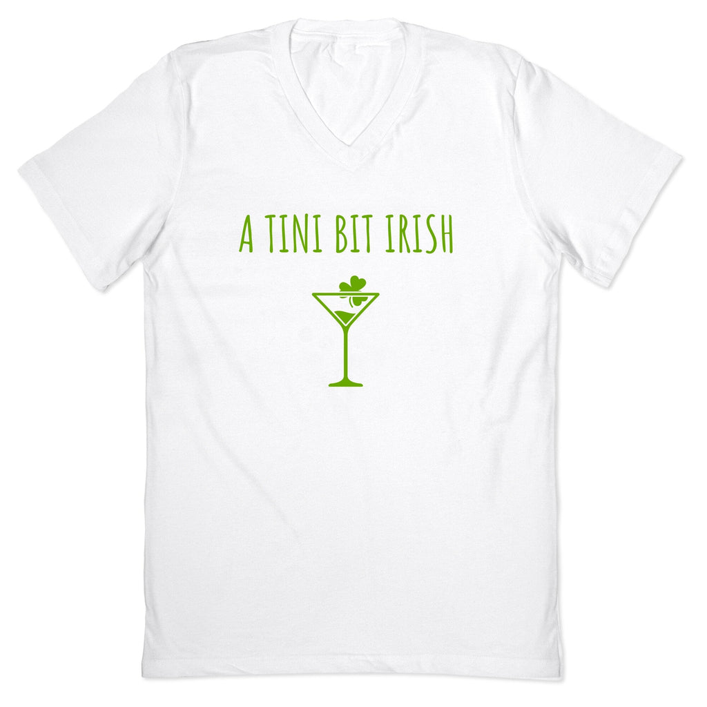 A Tini Bit Irish V-Neck - Adult & Kids T-Shirts, Sweatshirts & Hoodies apparel design preview 1